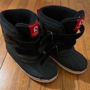 Reima Black Kids Snow Boots 1-2